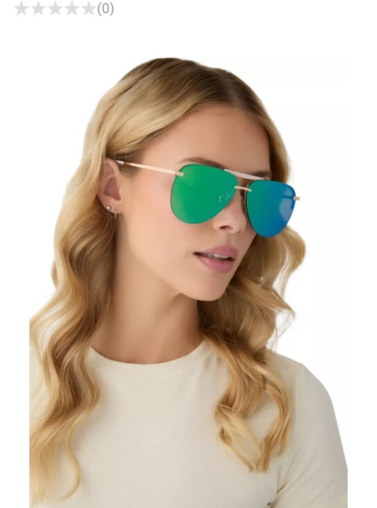 Diff Eyewear Accessories - NIB! DIFF Eyewear, Tahoe, Brushed Gold Dew Drop Mirror Polarized, MSRP $134